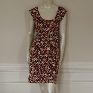 DIANE von FURSTENBERG TARAN XS RED DRESS - size 10